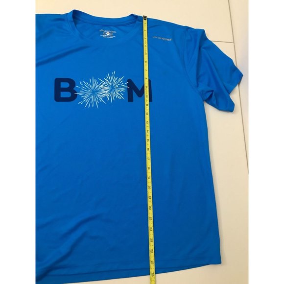 Brooks Dri Layer Boom Twin Cities Marathon 2016 Mens XL Blue T Shirt *13 - Picture 3 of 5